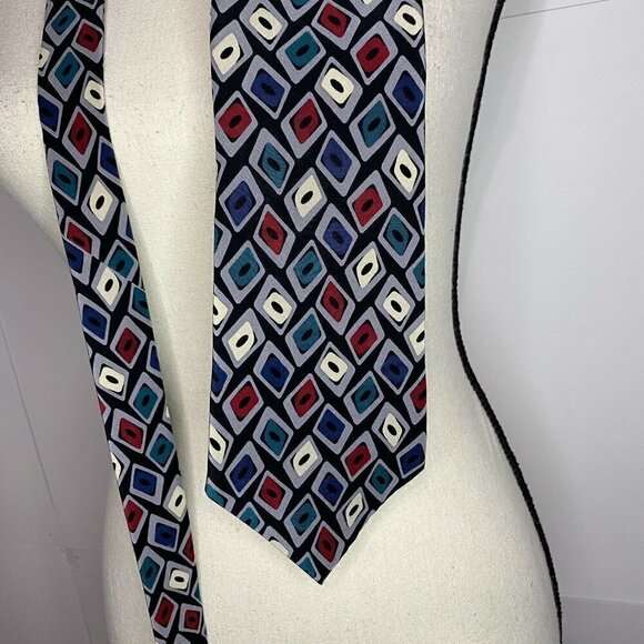 Oscar de la Renta 100% Silk Tie Made In USA - Picture 1 of 4